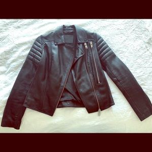 All Saints Leather Jacket size 4!